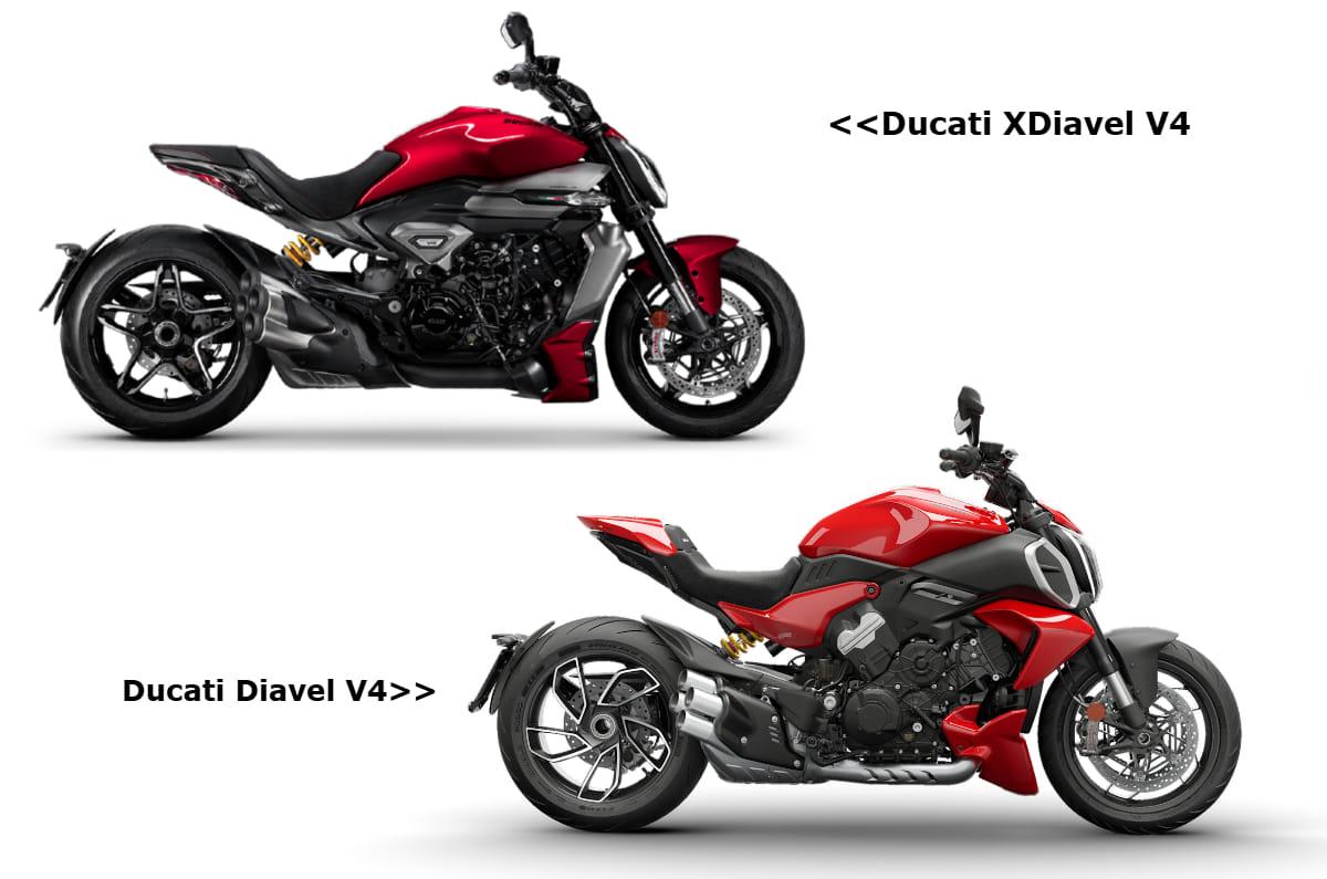 Ducati XDiavel V4 vs Diavel V4: Price, Design & Feature Differences Explained | High Quality Images Ducati XDiavel V4 vs Diavel V4: Price, Design & Feature Differences Explained - Complete Specifications, Price & Review 2025