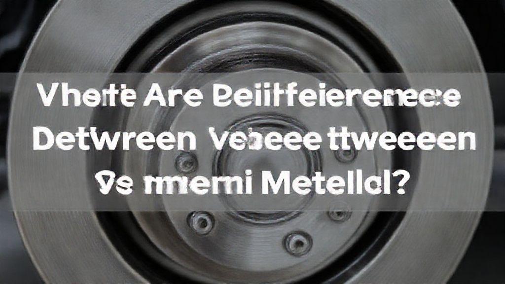 What Are The Differences Between Ceramic And Semi-Metallic Brake Pads? - Complete Specifications, Price & Review 2025