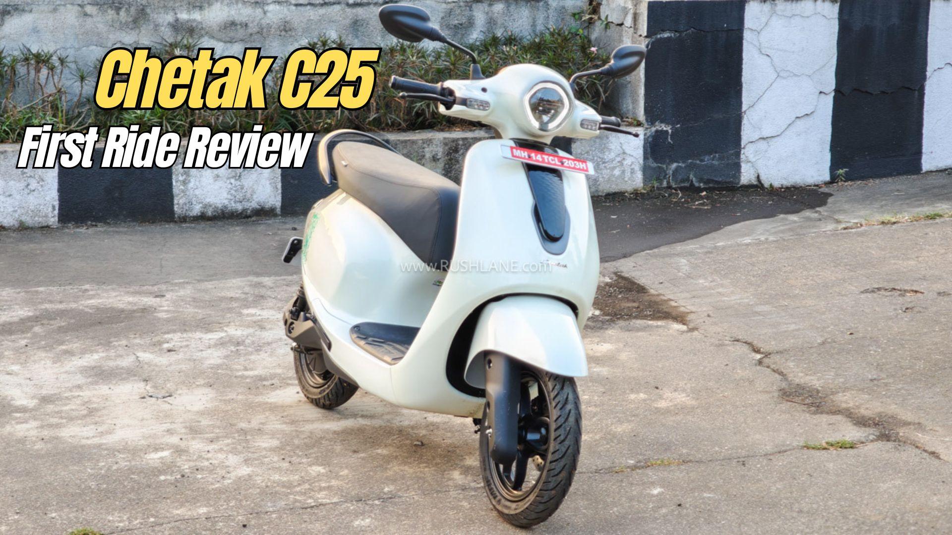 Bajaj Chetak C25 First Ride Review – Is This EV Under ₹1 Lakh Worth It? - Complete Specifications, Price & Review 2026