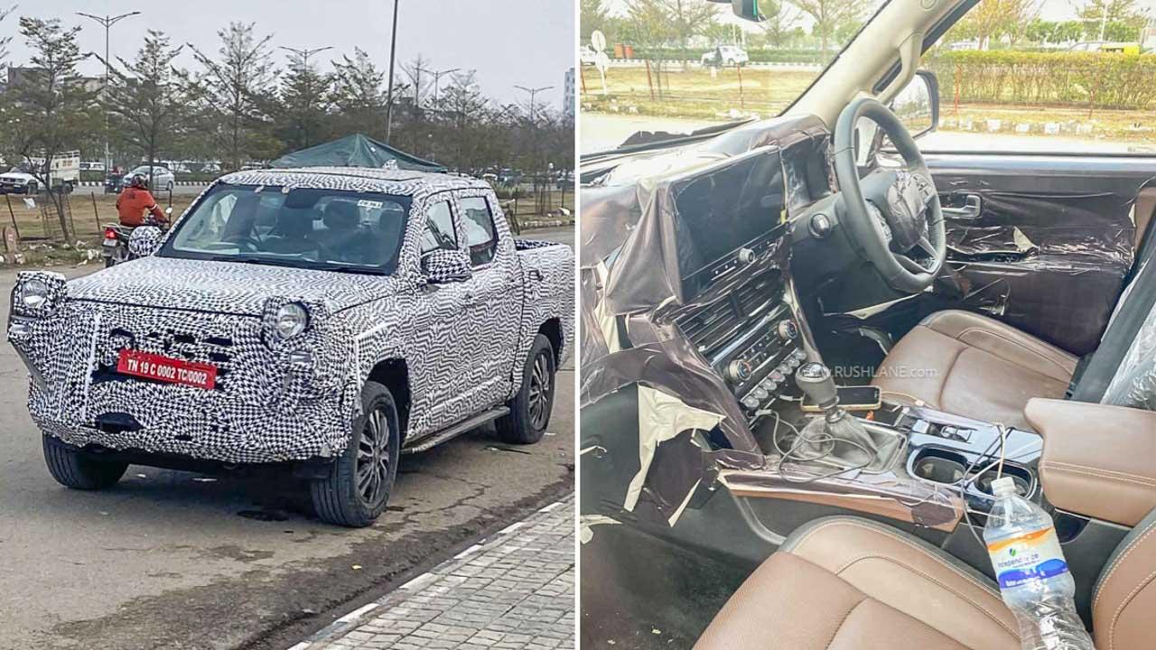 Mahindra Scorpio Pik-Up Spy Shots Reveal Sunroof, Ventilated Seats – Latest Details - Complete Specifications, Price & Review 2026