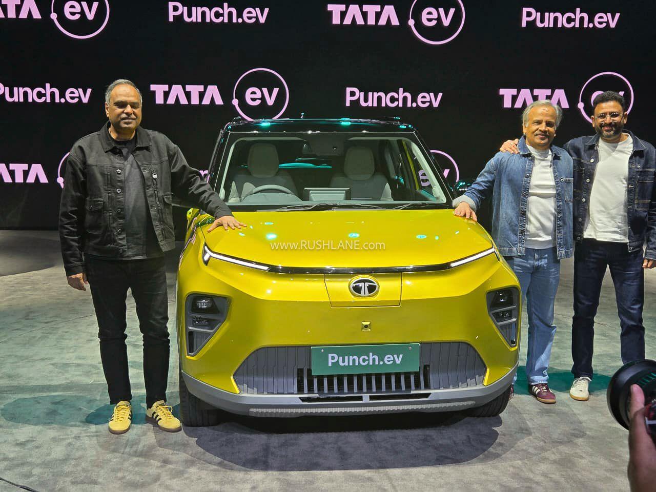New Tata Punch EV Launch Price: Rs 6.49 L with BaaS – Rs 9.59 L Including Battery | High Quality Images New Tata Punch EV Launch Price: Rs 6.49 L with BaaS – Rs 9.59 L Including Battery - Complete Specifications, Price & Review 2026