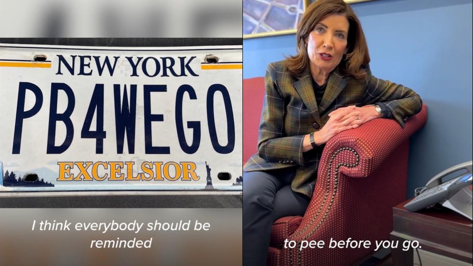 NY Governor Hochul Defends Grandpa's Pee-Themed License Plate – A Free Speech Win | High Quality Images NY Governor Hochul Defends Grandpa's Pee-Themed License Plate – A Free Speech Win - Complete Specifications, Price & Review 2026