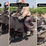 TVS Apache RR 450 Spied – Is It the New BMW F 450 RR?